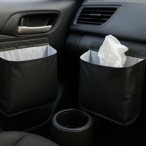 Small Adhesive Car Trash Bags for Cup Holder and Compact Cars