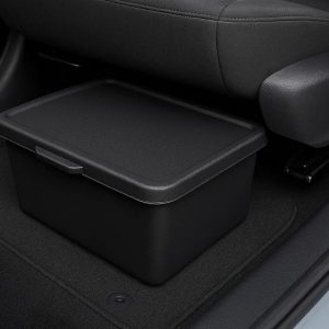 Under Seat Car Storage Box with Lid for Sedan and Hatchback Vehicles