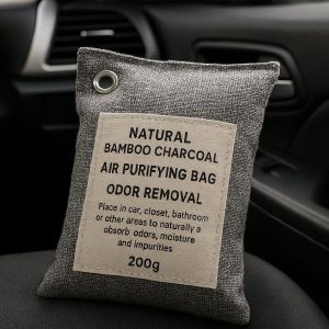 Natural Bamboo Charcoal Air Purifying Bag for Car Odor Removal