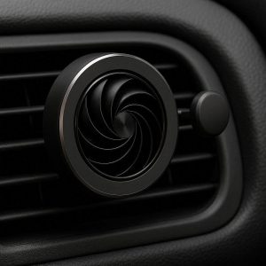 Car Vent Air Freshener with Magnetic Attachment and Rotating Design